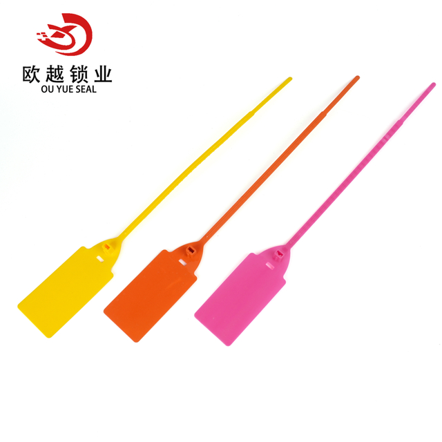 OY-PS109 Joints en plastique de sécurité inviolables d'impression de codes à barres de longueur réglable Chine