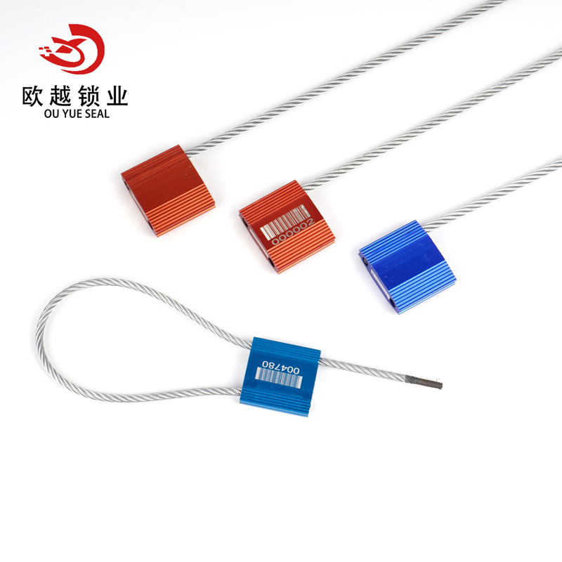 Joint serré de fil de câble en acier de serrure de câble de traction de la haute sécurité OY-CS103 pour des chemins de fer