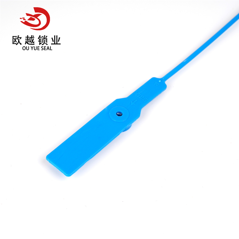 OY-PS102 Sceau de sécurité Joints de porte de conteneur de serrure d'impression laser en plastique à boucle fixe 