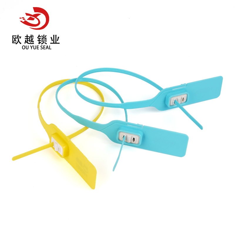 OY-PS103 Joint en plastique pour conteneur à double verrouillage Joint de sécurité étanche à verrouillage automatique jetable