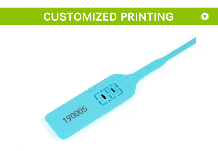 OY-PS103 Joint en plastique pour conteneur à double verrouillage Joint de sécurité étanche à verrouillage automatique jetable