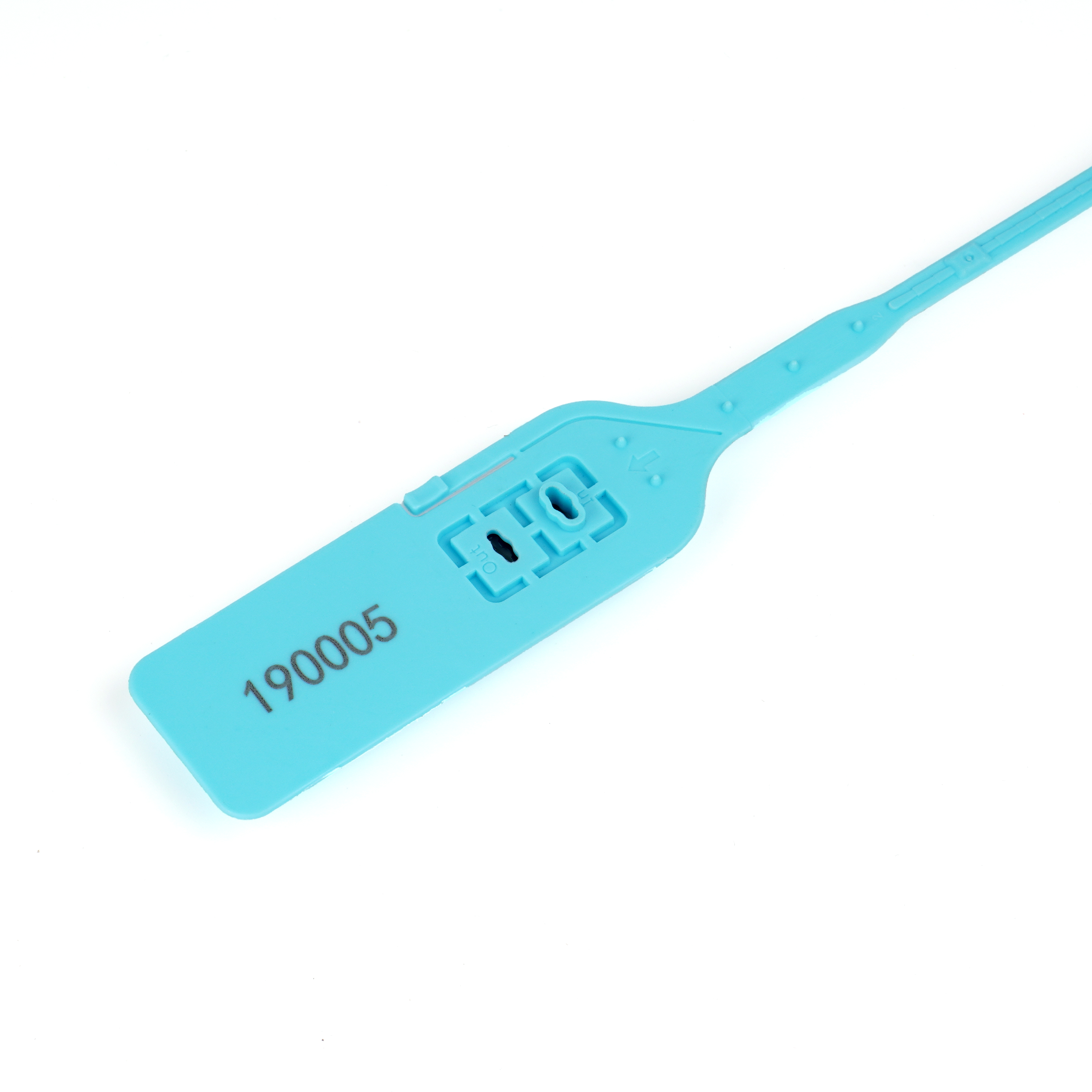 OY-PS103 Pull Tight Joints en plastique de sécurité avec logo à code-barres