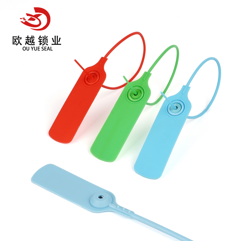 La sécurité en plastique inviolable OY-PS104 scelle le joint en plastique de sécurité avec le code barres