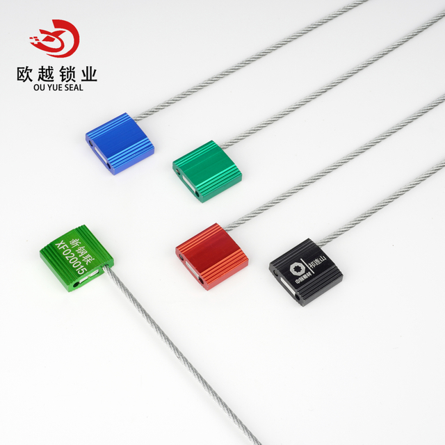 OYCS105 Sceau de câble de sécurité pour conteneurs avec sceau de câble à code-barres avec numéro de série